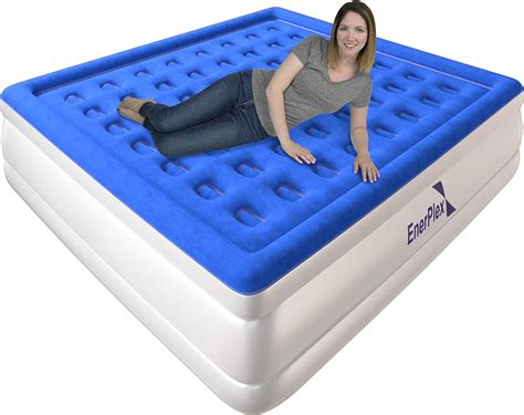 king size airbed with pump|king air mattress 22x22 high.